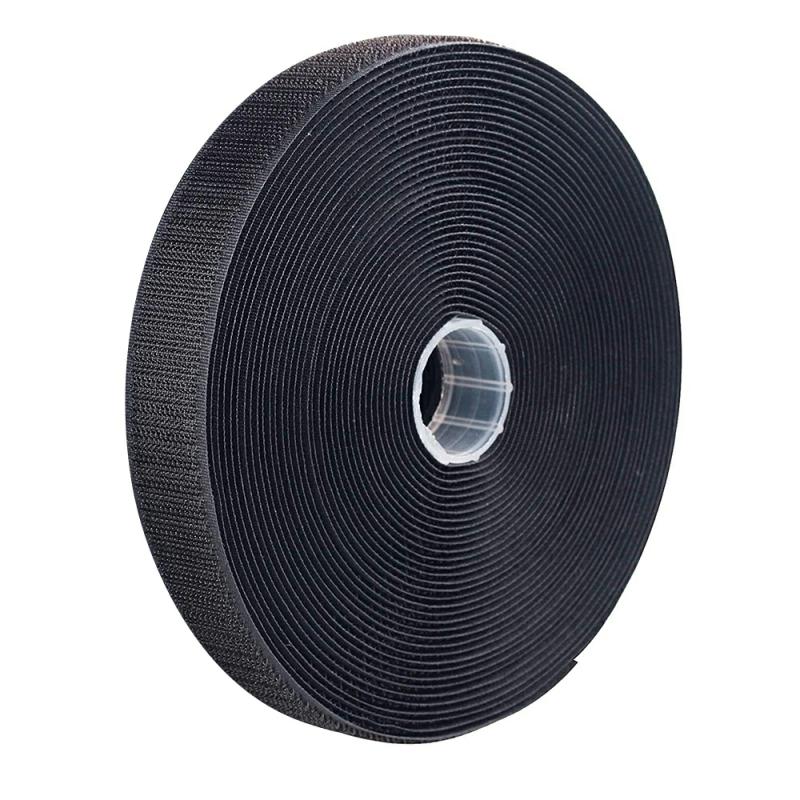 Self-Adhesive Velcro Tape Extra Strong Double-Sided Adhesive Black Nylon Glue 12 Meters,16Mm,Hook Face  |  Tapes & Adhesives Tapes & Adhesives 12 Meters