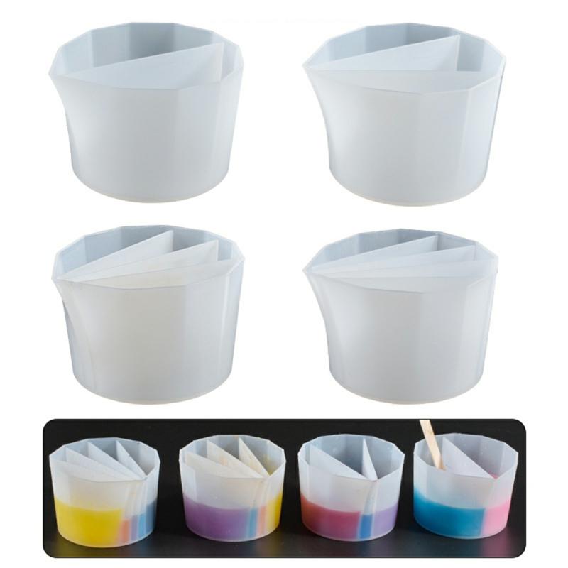 Silicone Paint Pouring Cup Multi-Channel Silicone Reusable Paint Container 1  |  Art & Crafts Art & Crafts 1