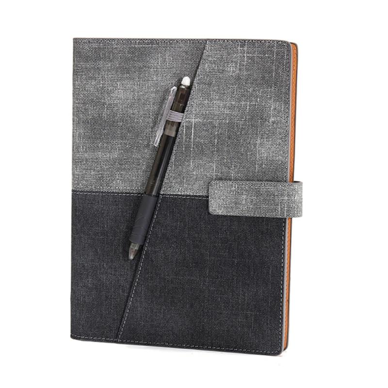 Smart Erasable Notebook A5 Leather Leaflet Thick Waterproof Reusable Paper Notepad Black  |  Writing Material Writing Material Black