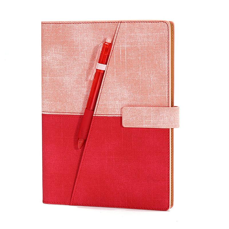 Smart Erasable Notebook A5 Leather Leaflet Thick Waterproof Reusable Paper Notepad Red  |  Writing Material Writing Material Black