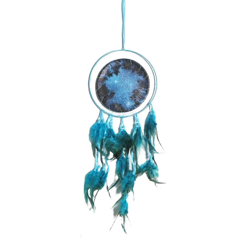 Starry-Sky Oil Painting Dreamcatchers Stylish Home Pendant Props For Study Garden Door Decor  |  Writing Material Writing Material Writing Material