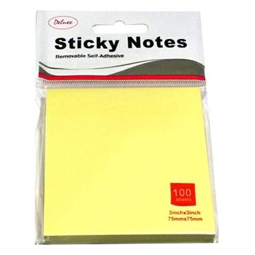 Sticky Notes 3 X 3 Inch 100 Sheets  |  Writing Material Writing Material Writing Material