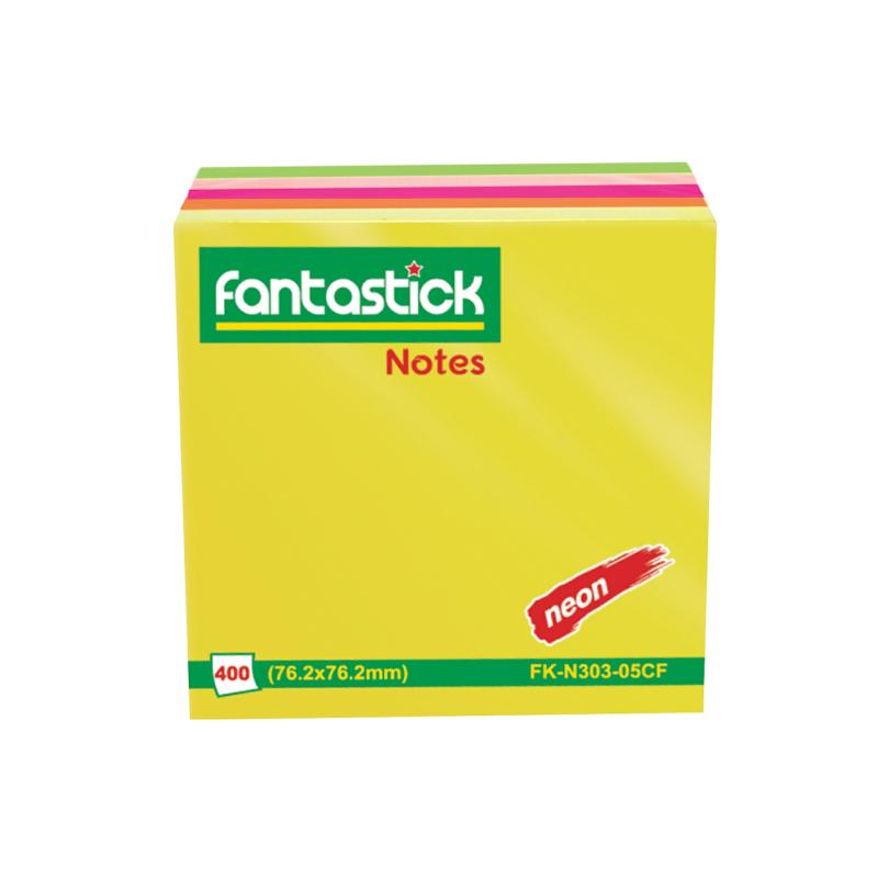 Sticky Notes Fluorescent Assorted 3 X 3 Inch  |  Writing Material Writing Material Writing Material