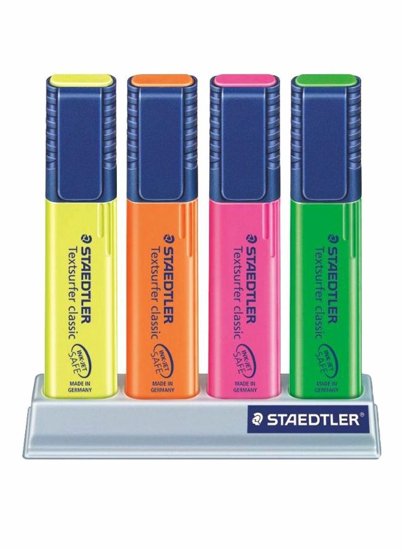 Textsurfer Highlighter-Assorted Color, (Pack Of 4)  |  Writing Instruments Writing Instruments Writing Instruments