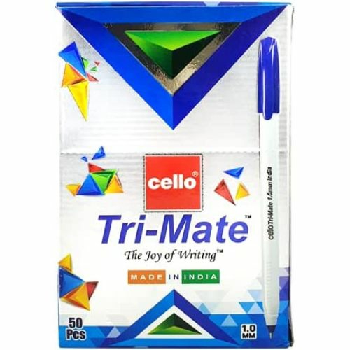 Tri-Mate 1.0Mm Blue Ink Ballpoint Pens Set Of 50  |  Writing Instruments Writing Instruments Writing Instruments