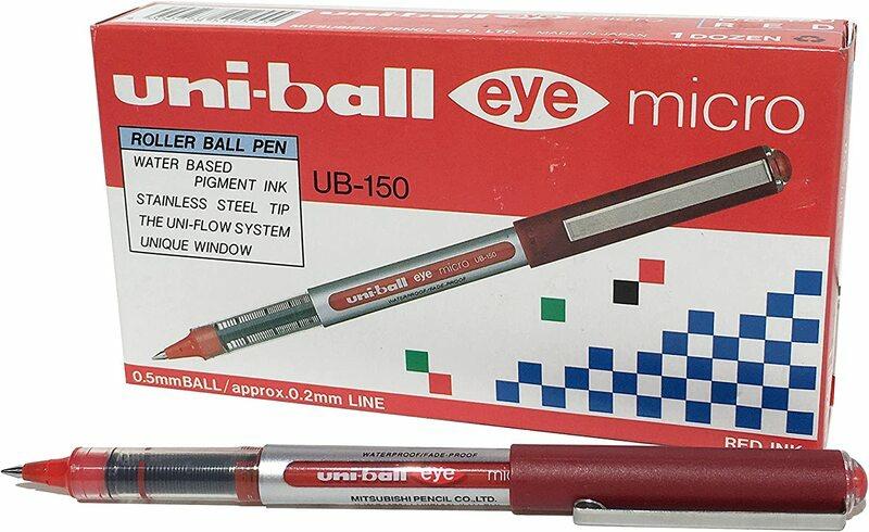 Uniball  Eye Micro Roller Pen, Red  |  Writing Instruments Writing Instruments Writing Instruments