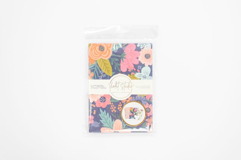 Violet Studio A5 Notebook Pack – Florals – 3Pk  |  Writing Material Writing Material Writing Material