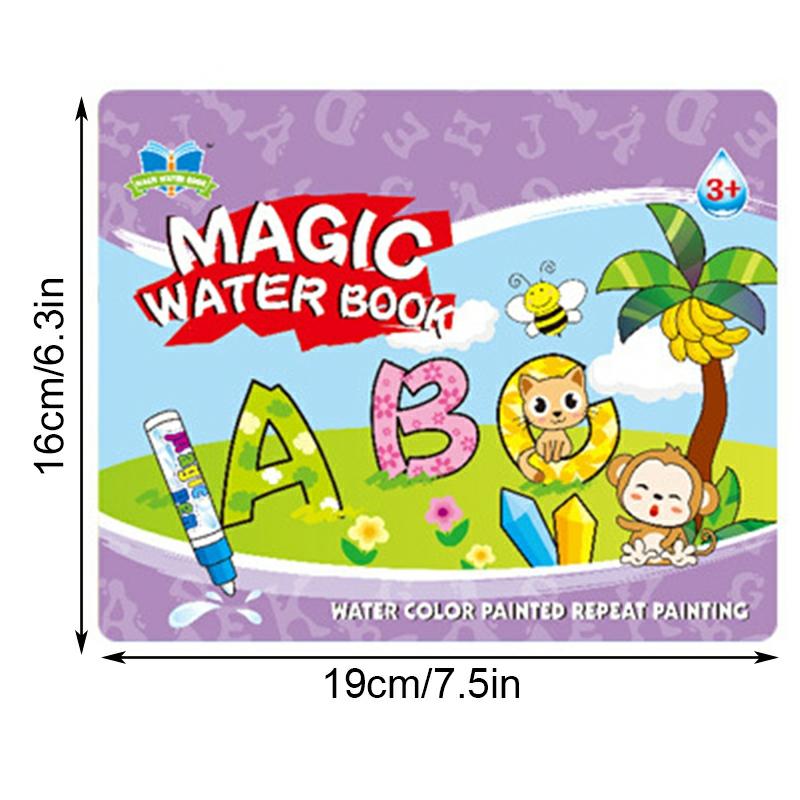 Water Drawing Book Coloring Book Doodle Pen Painting Drawing Book Reusable For Kids Toys Birthday Gift 1  |  Art & Crafts Art & Crafts 1