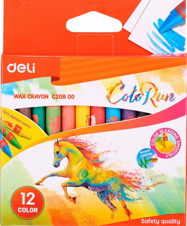 Wax Crayon 12 Colors  |  Writing Instruments Writing Instruments Writing Instruments