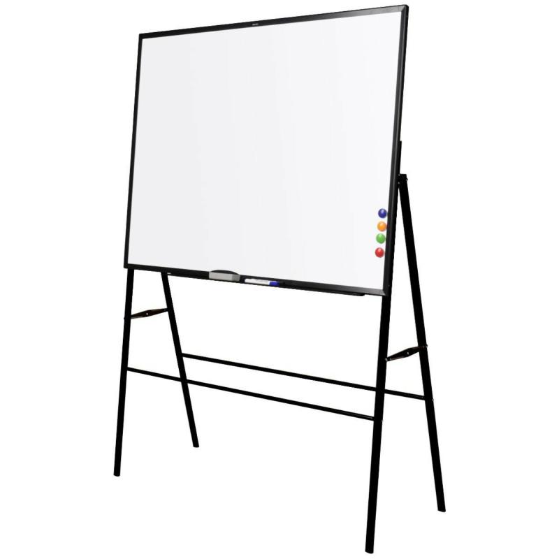 White Board With Stand 90X150 Cm Without Trolley Black  |  Boards & Easels Boards & Easels Boards & Easels