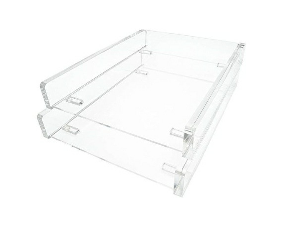 Wholesale Customized Well-Polished Edges 100% Acrylic Office Supplies Filing Tray For File Storage  |  Files & Folders Files & Folders Files & Folders