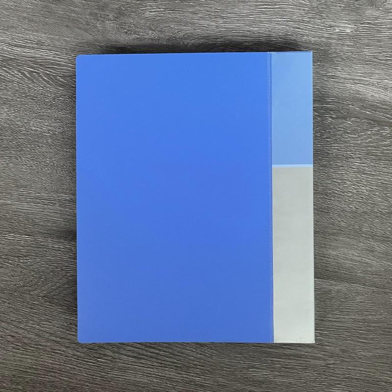 Wholesale Office Colorful A4 Size Loose Leaf File Folder Pvc Hot Press Custom O Ring D Rings Binder Folder 3 Rings Binder Blue  |  Files & Folders Files & Folders Blue