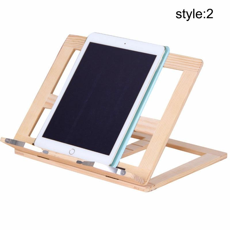 Wooden Frame Reading Bookshelf Bracket Tablet Pc Support Stand Wooden Drawing Easel New  |  Files & Folders Files & Folders Files & Folders