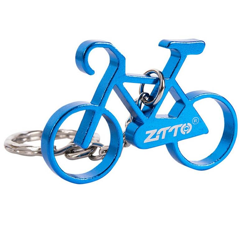 Bicycle Shaped Keychain Simple Design Aluminum Alloy Bike Model Decor Unique Pendant Gift For Collection Blue  |  General Supplies General Supplies Blue