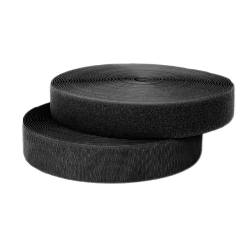 Self-Adhesive Velcro Tape Extra Strong Double-Sided Adhesive Black Nylon Glue 12 Meters,20Mm,Hook Face  |  Tapes & Adhesives Tapes & Adhesives 12 Meters