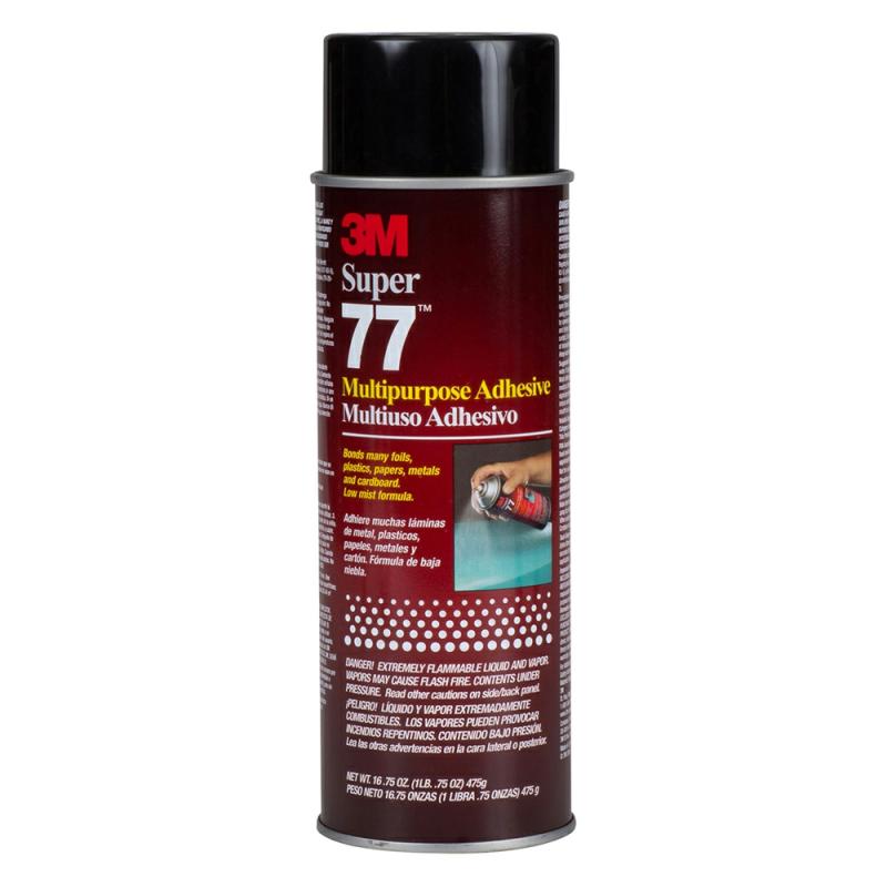 Spray Mount Super 77 Adhesive ‎3 X 3 X 10 Inch  |  Tapes & Adhesives Tapes & Adhesives Tapes & Adhesives