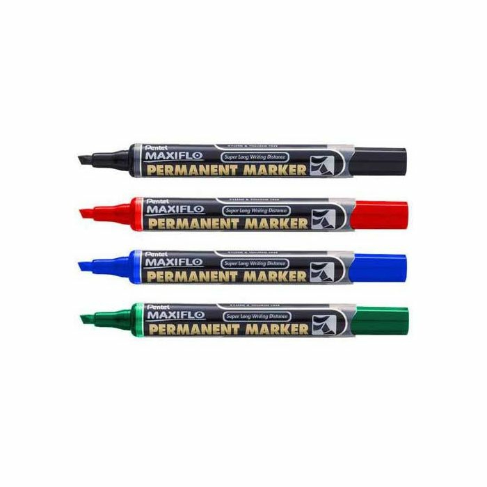 Nlf50 Maxiflo Bullet Tip Permanent Marker Assorted  Pack Of 4  |  Writing Instruments Writing Instruments Writing Instruments