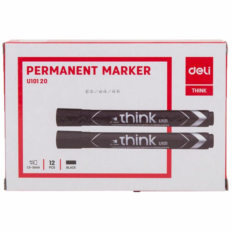 Permanent Marker Eu10120 Black 12 Pieces  |  Writing Instruments Writing Instruments Writing Instruments