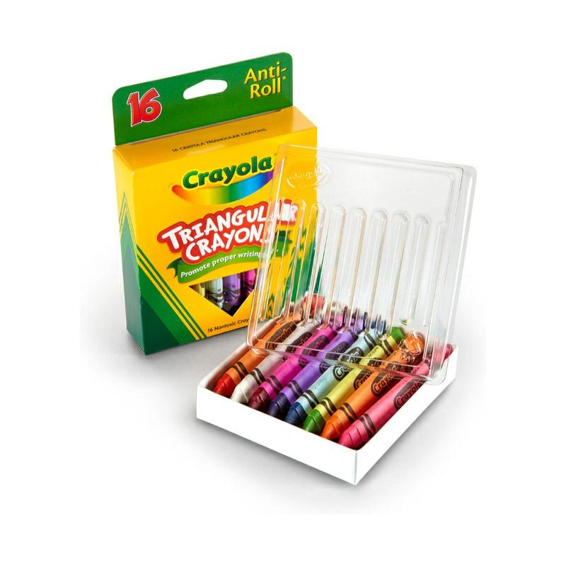 16 Ct. Triangular Crayons  |  Writing Instruments Writing Instruments Writing Instruments