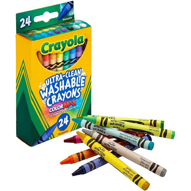 – 24 Ct. Ultra-Clean Washable Crayons – Regular Size  |  Writing Instruments Writing Instruments Writing Instruments