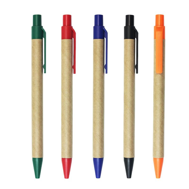 Wholesale Eco-Friendly Craft Paper Cheap Ballpoint Pen With Logo Customized 1  |  Writing Instruments Writing Instruments Writing Instruments