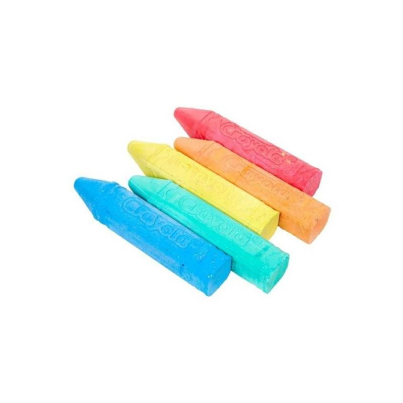 5 Pieces Glitter Sidewalk Chalk 1425968 Multicolor  |  Boards & Easels Boards & Easels Boards & Easels